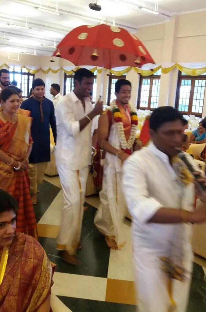 Hero Vishal Sister Aishwarya Marriage Exclusive Photos