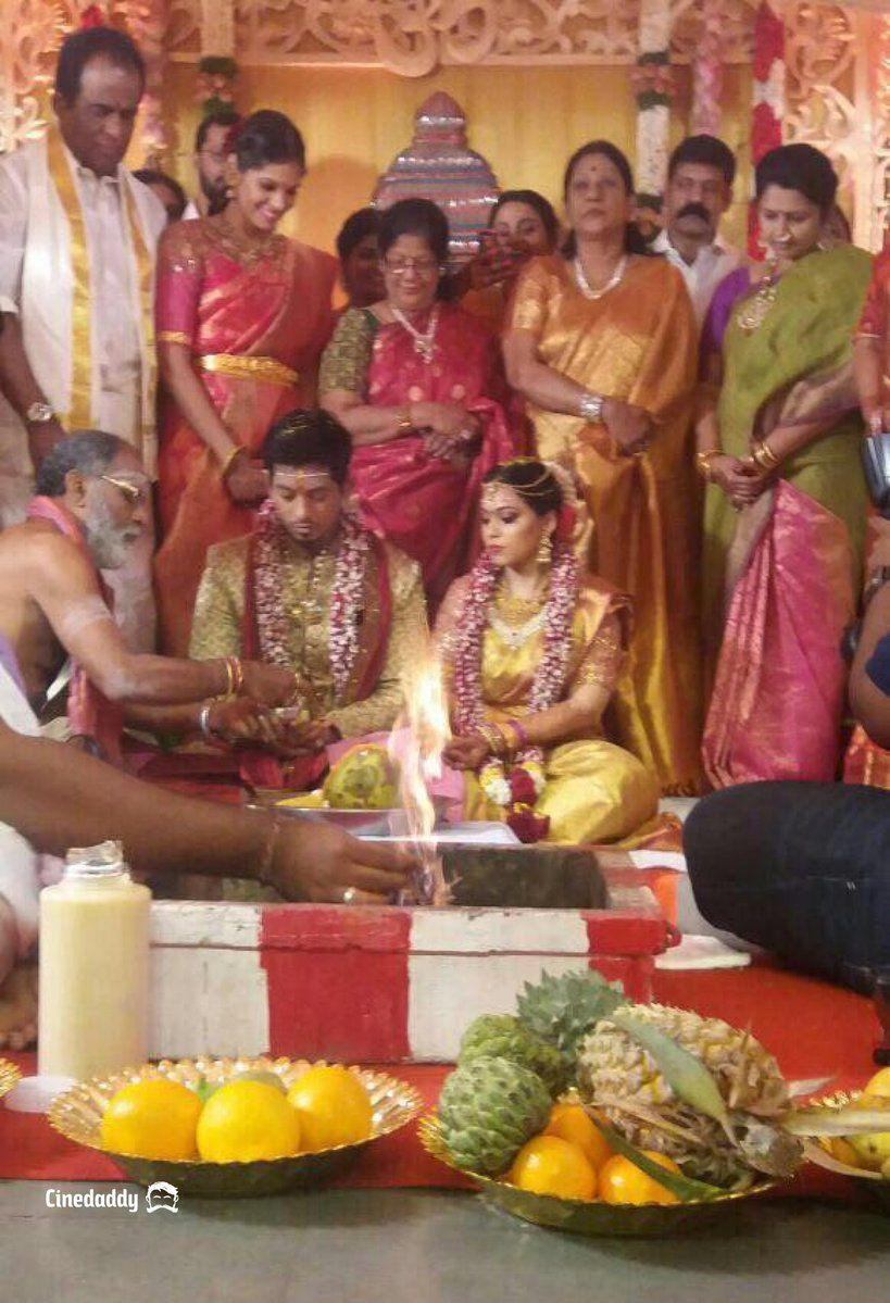 Hero Vishal Sister Aishwarya Marriage Exclusive Photos
