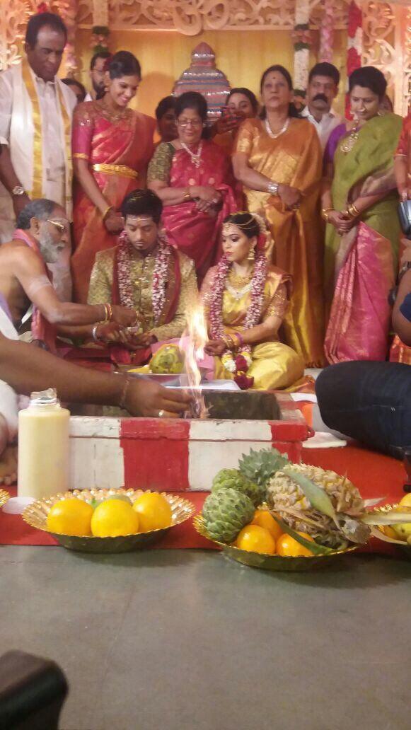 Hero Vishal Sister Aishwarya Marriage Exclusive Photos