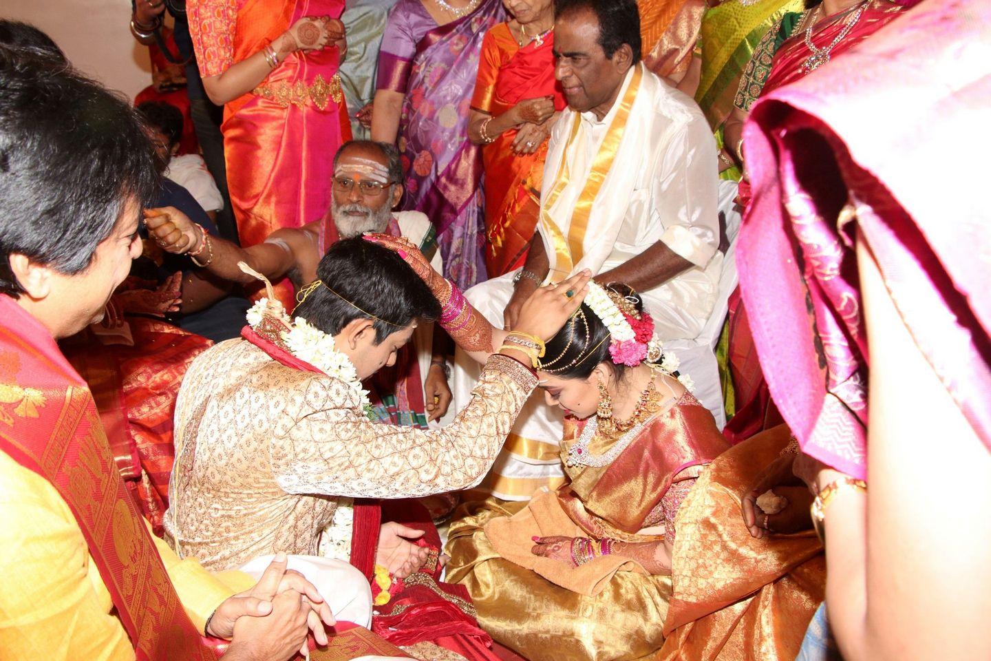 Hero Vishal Sister Aishwarya Marriage Exclusive Photos