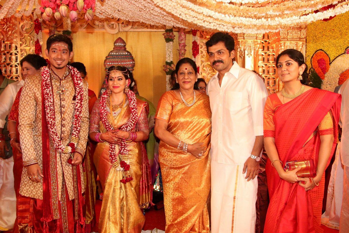 Hero Vishal Sister Aishwarya Marriage Exclusive Photos