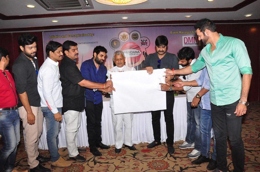 Hyderabad Biggest Cricket Logo Launch By Hero Srikanth