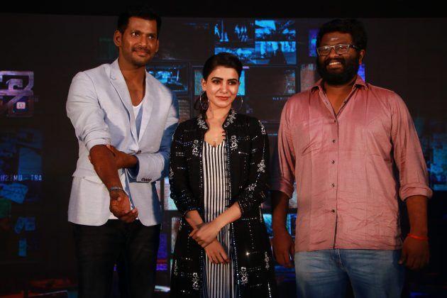 Irumbu Thirai Movie Teaser Launch Photos