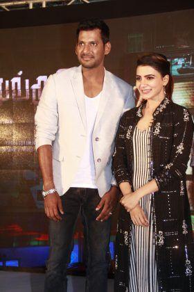 Irumbu Thirai Movie Teaser Launch Photos