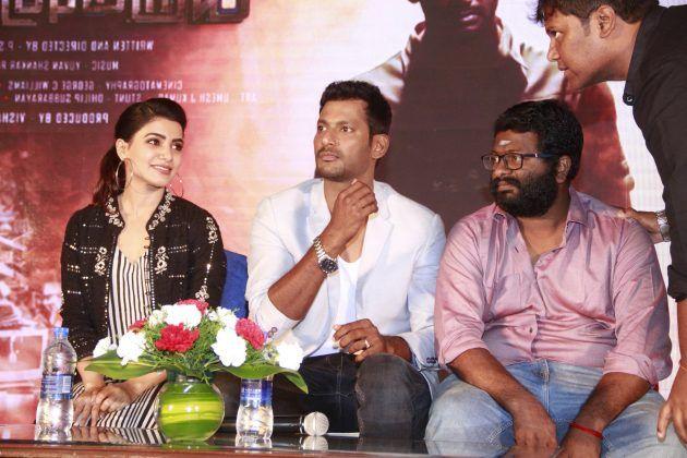 Irumbu Thirai Movie Teaser Launch Photos