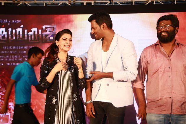 Irumbu Thirai Movie Teaser Launch Photos