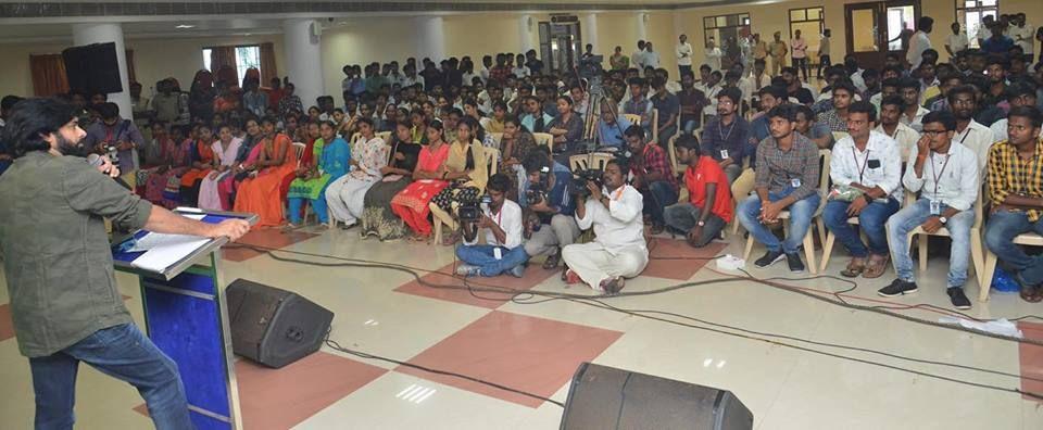 JanaSena Chief Pawan Kalyan Meeting with Bhagat Singh students union