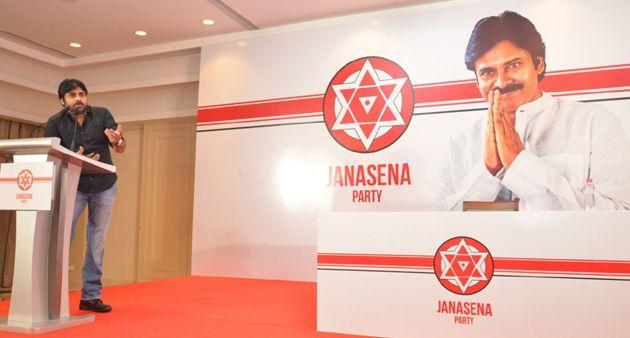 JanaSena Chief Pawan Kalyan Press Meet In Chennai Photos