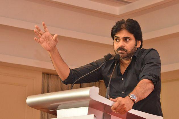 JanaSena Chief Pawan Kalyan Press Meet In Chennai Photos