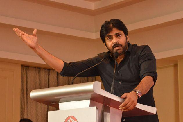 JanaSena Chief Pawan Kalyan Press Meet In Chennai Photos