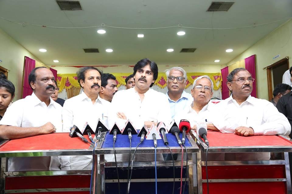 JanaSenaParty Chief Pawan Kalyan Meeting with CPI & CPM Leaders