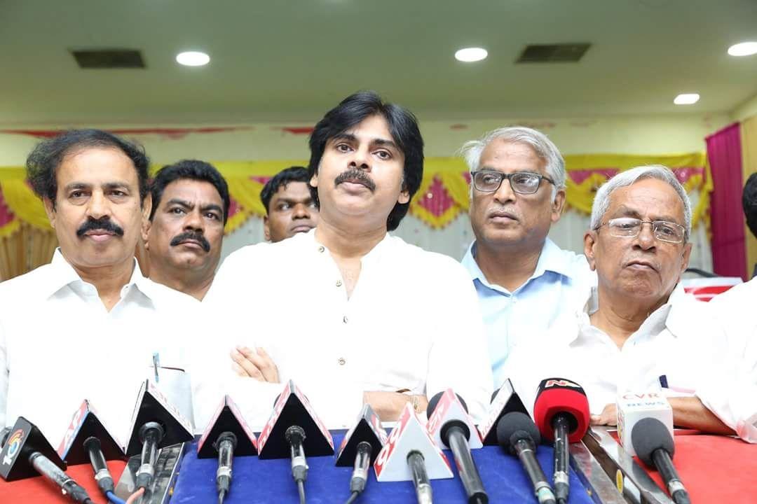JanaSenaParty Chief Pawan Kalyan Meeting with CPI & CPM Leaders
