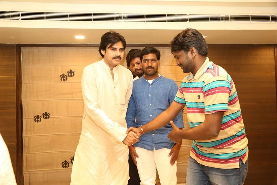 JanaSenaParty Chief Pawan Kalyan interaction with NRIs in Vijayawada