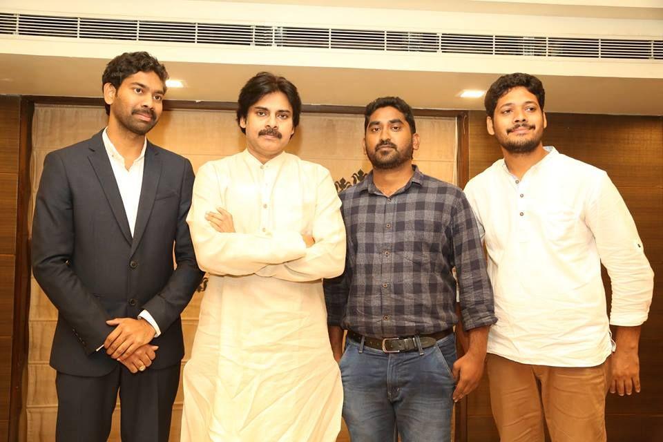JanaSenaParty Chief Pawan Kalyan interaction with NRIs in Vijayawada