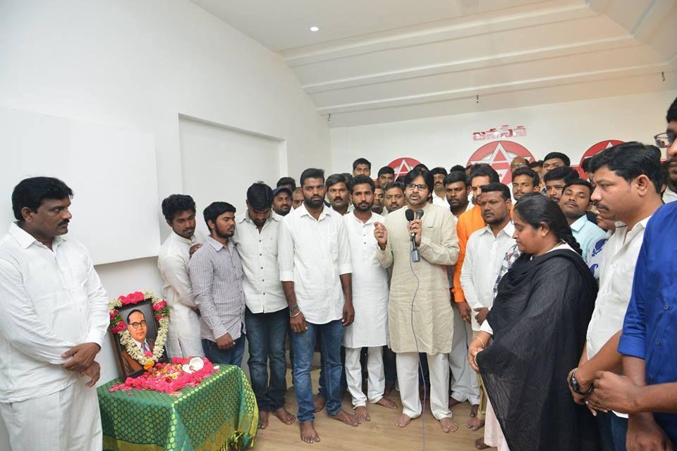 Janasena Chief Pawan Kalyan Pays Tribute to Ambedkar on his Birth Anniversary