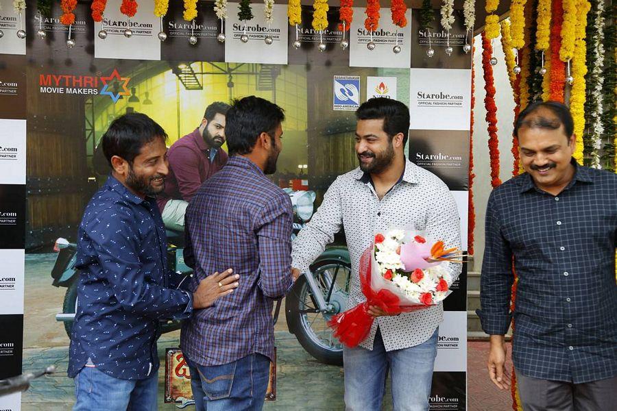 Janatha Garage Bike Presentation To Winner Stills