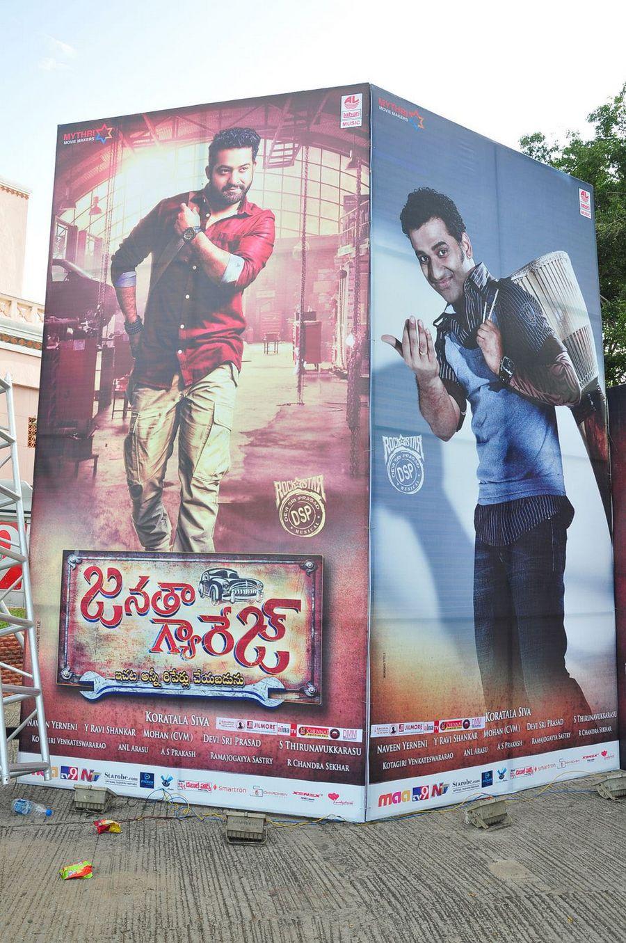 Janatha Garage audio Launch Hoardings