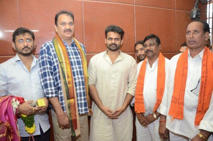 Jawaan Movie Team at Maddi Anjaneya Swamy Temple Photos