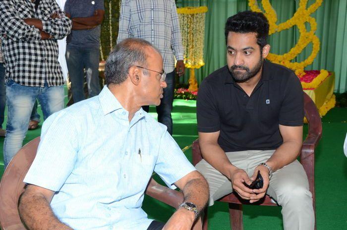 Jr NTR at Kalyan Ram New Movie Opening Photos