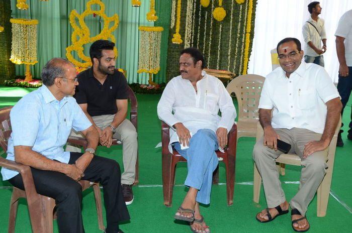 Jr NTR at Kalyan Ram New Movie Opening Photos