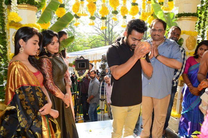 Jr NTR at Kalyan Ram New Movie Opening Photos