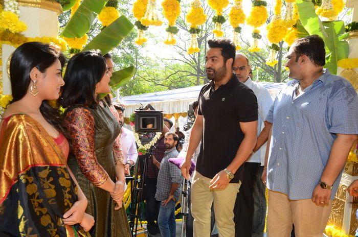 Jr NTR at Kalyan Ram New Movie Opening Photos