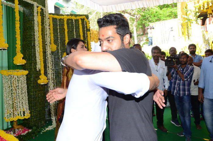 Jr NTR at Kalyan Ram New Movie Opening Photos