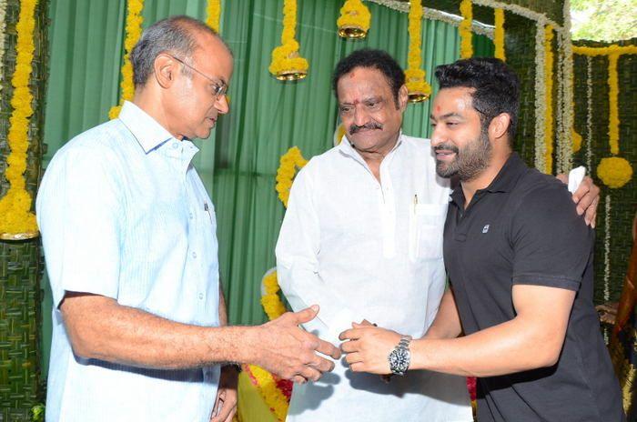 Jr NTR at Kalyan Ram New Movie Opening Photos