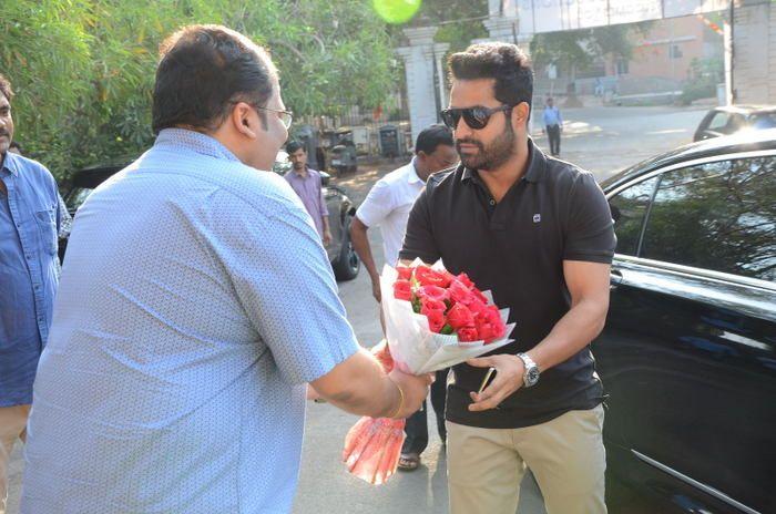 Jr NTR at Kalyan Ram New Movie Opening Photos