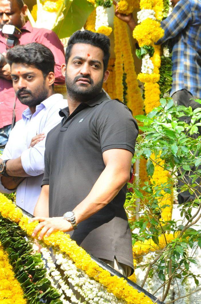 Jr NTR at Kalyan Ram New Movie Opening Photos