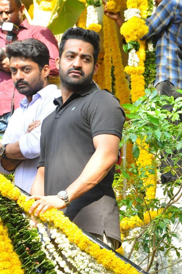 Jr NTR at Kalyan Ram New Movie Opening Photos