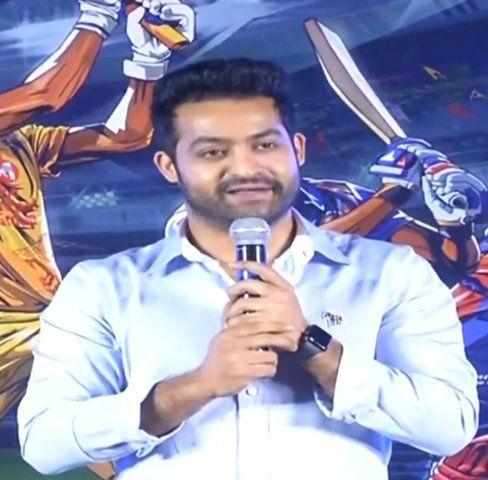 Jr NTR at VIVO IPL 2018 Press Meet Photos