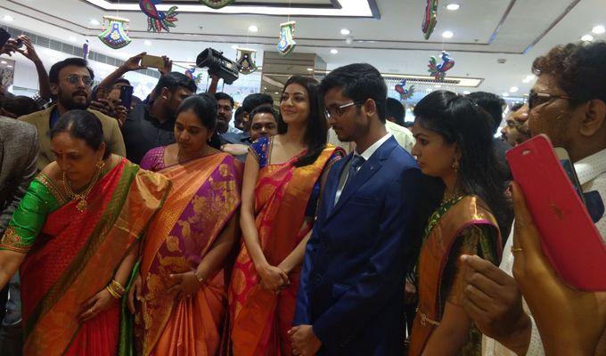 Kajal Aggarwal Inaugurates Showroom at Anantapur Photos