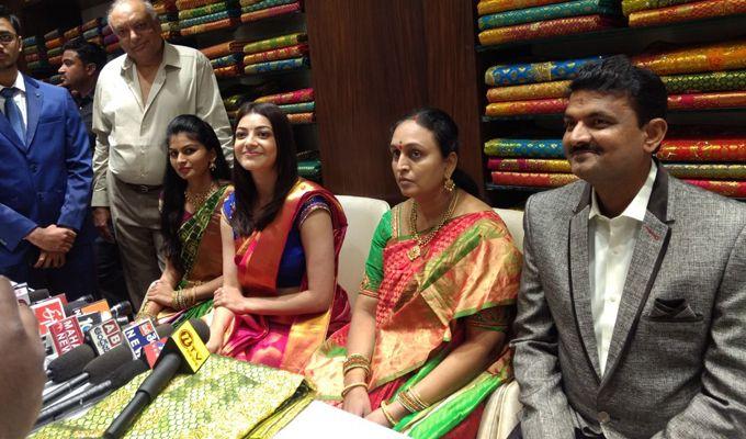 Kajal Aggarwal Inaugurates Showroom at Anantapur Photos