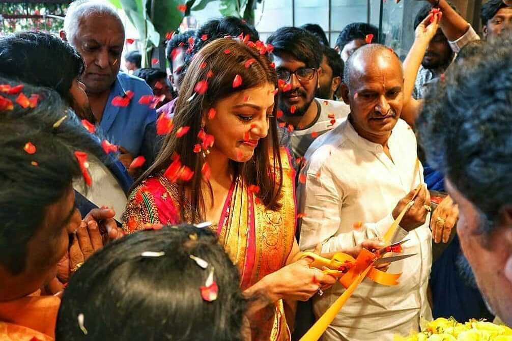 Kajal Aggarwal at LLK Mall inauguration Tirupati