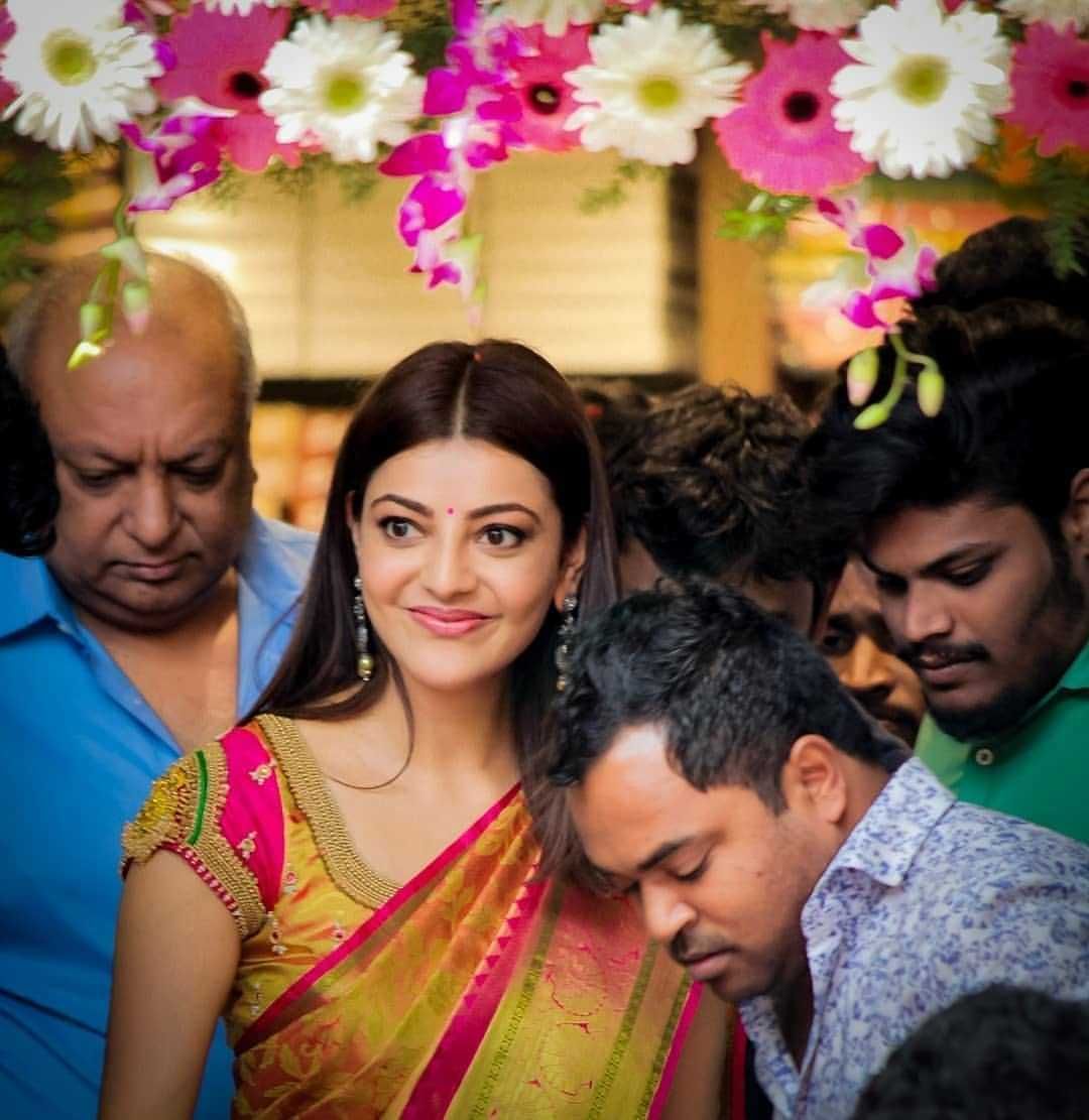 Kajal Aggarwal at LLK Mall inauguration Tirupati