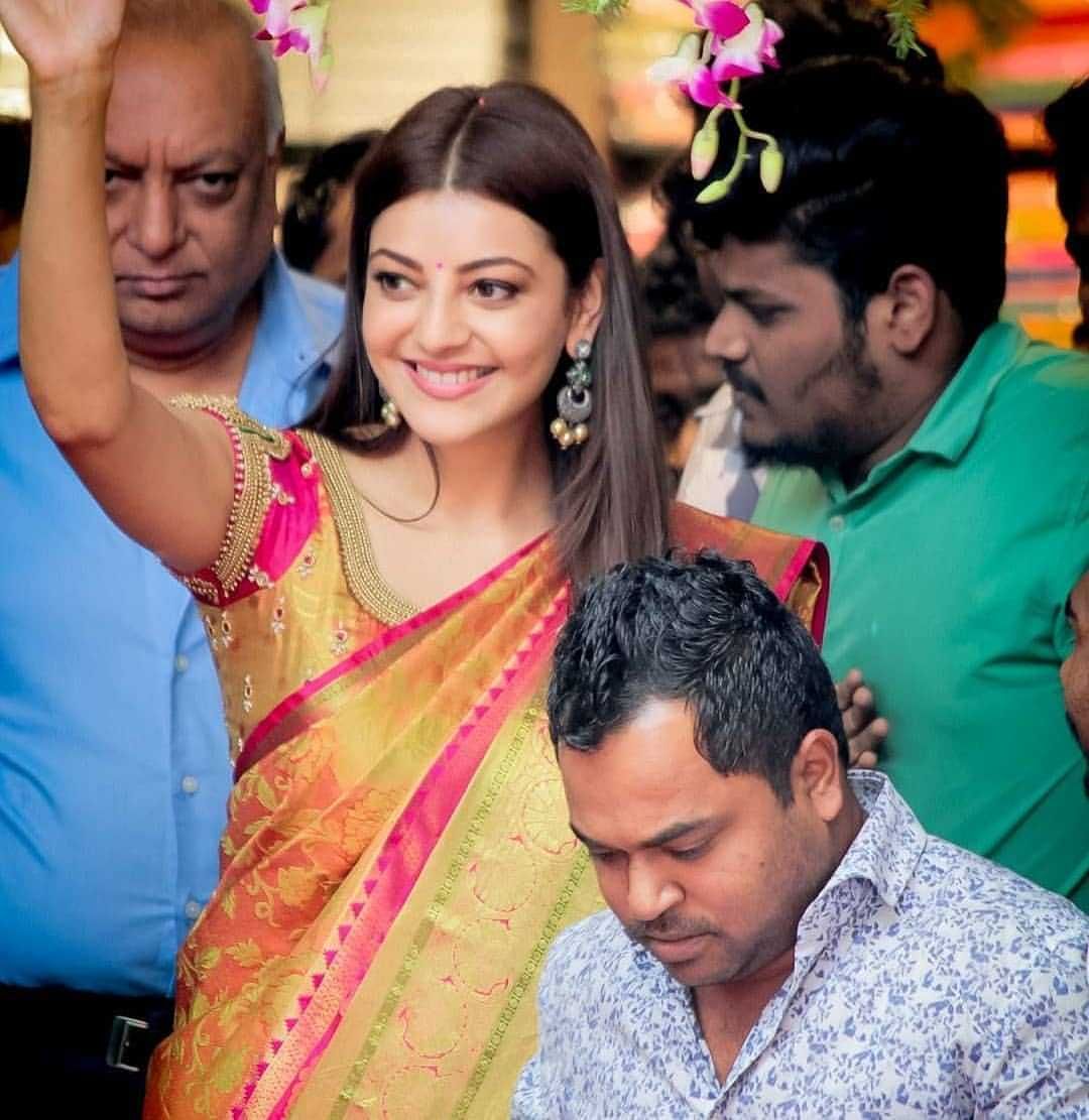 Kajal Aggarwal at LLK Mall inauguration Tirupati