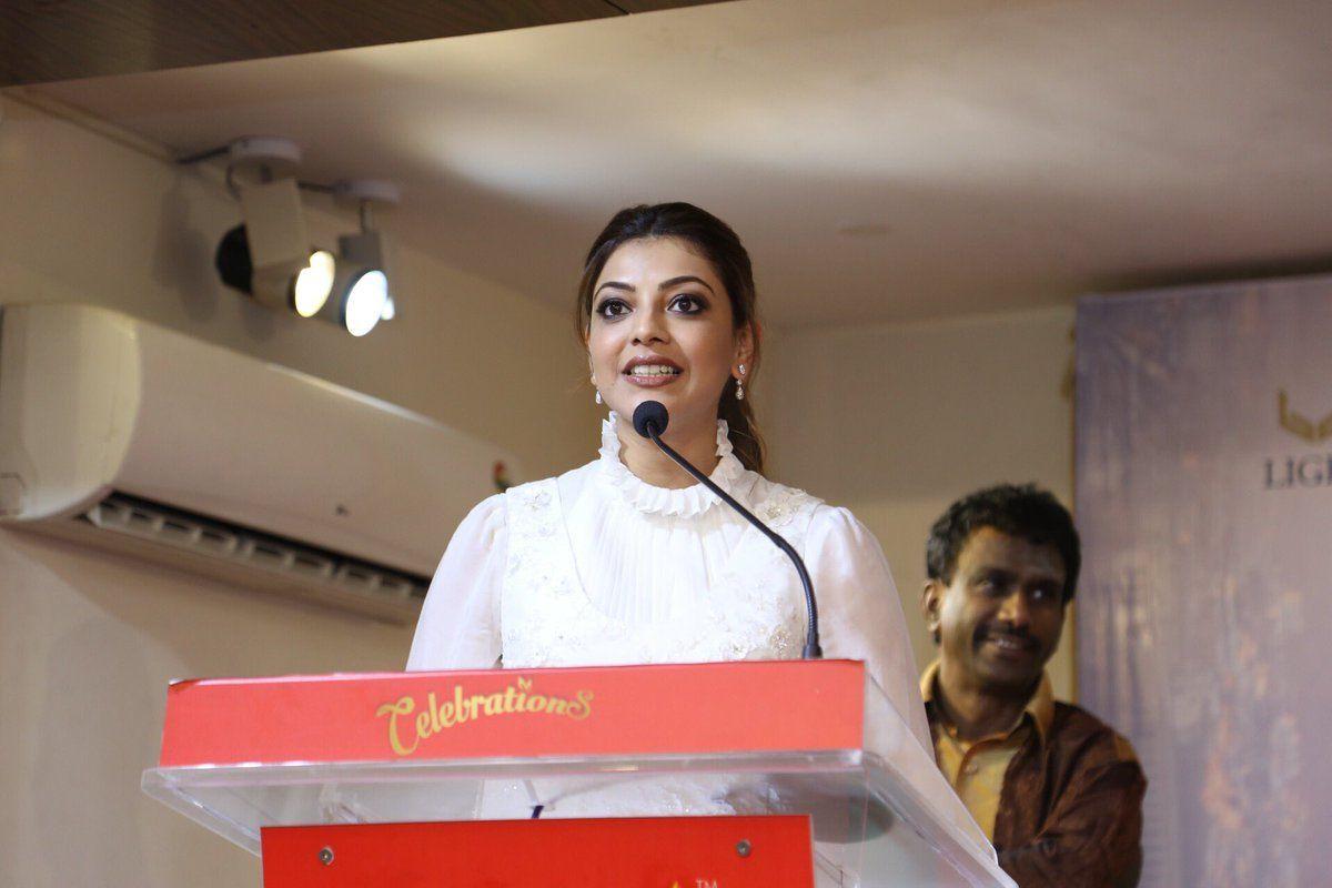 Kajal Aggarwal at Paris Paris Movie Launch Photos