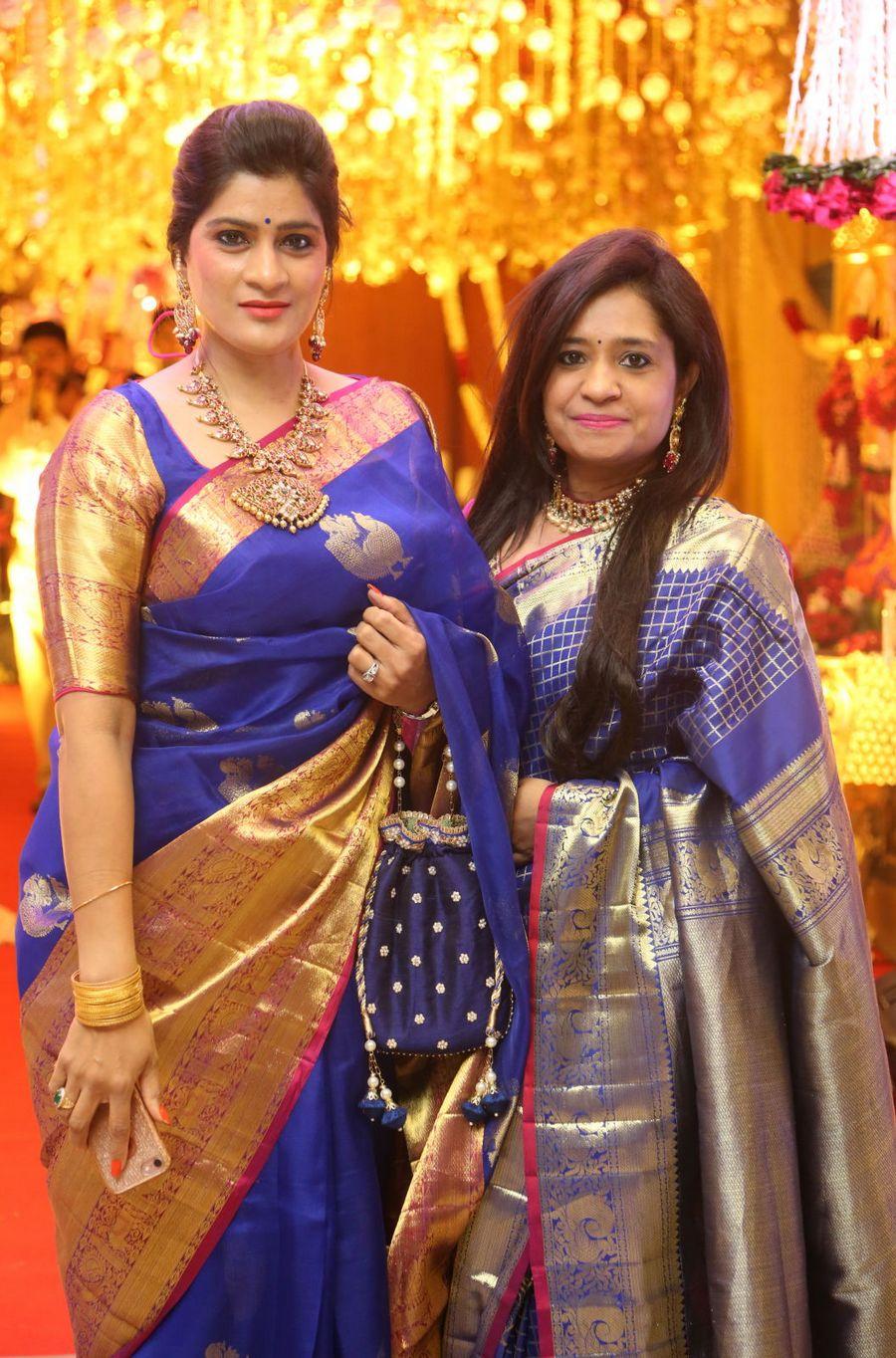 Kalamandir CMD Prasad Chalavadi Daughter Hanisha Wedding Photos