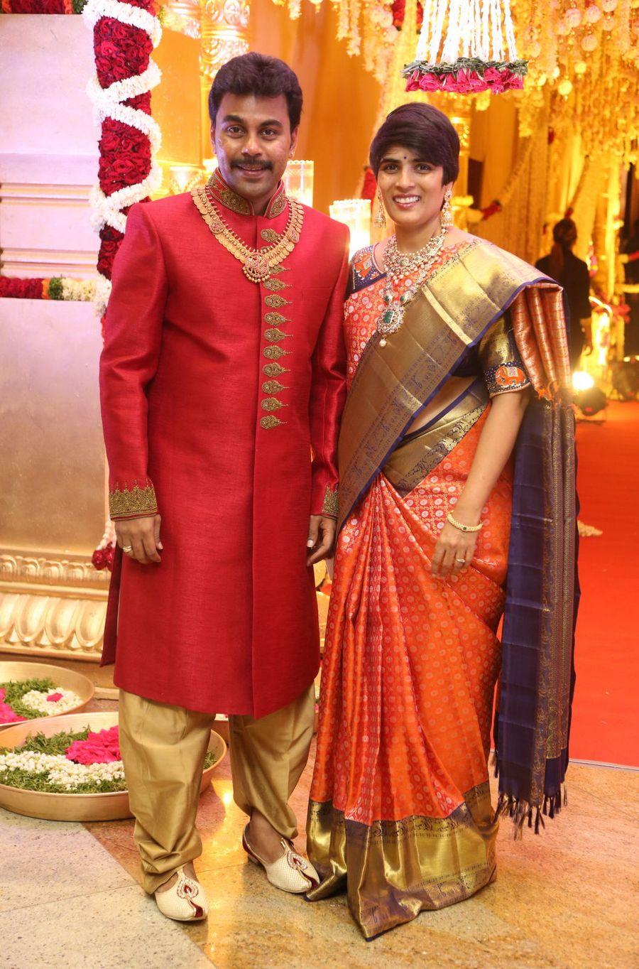 Kalamandir CMD Prasad Chalavadi Daughter Hanisha Wedding Photos