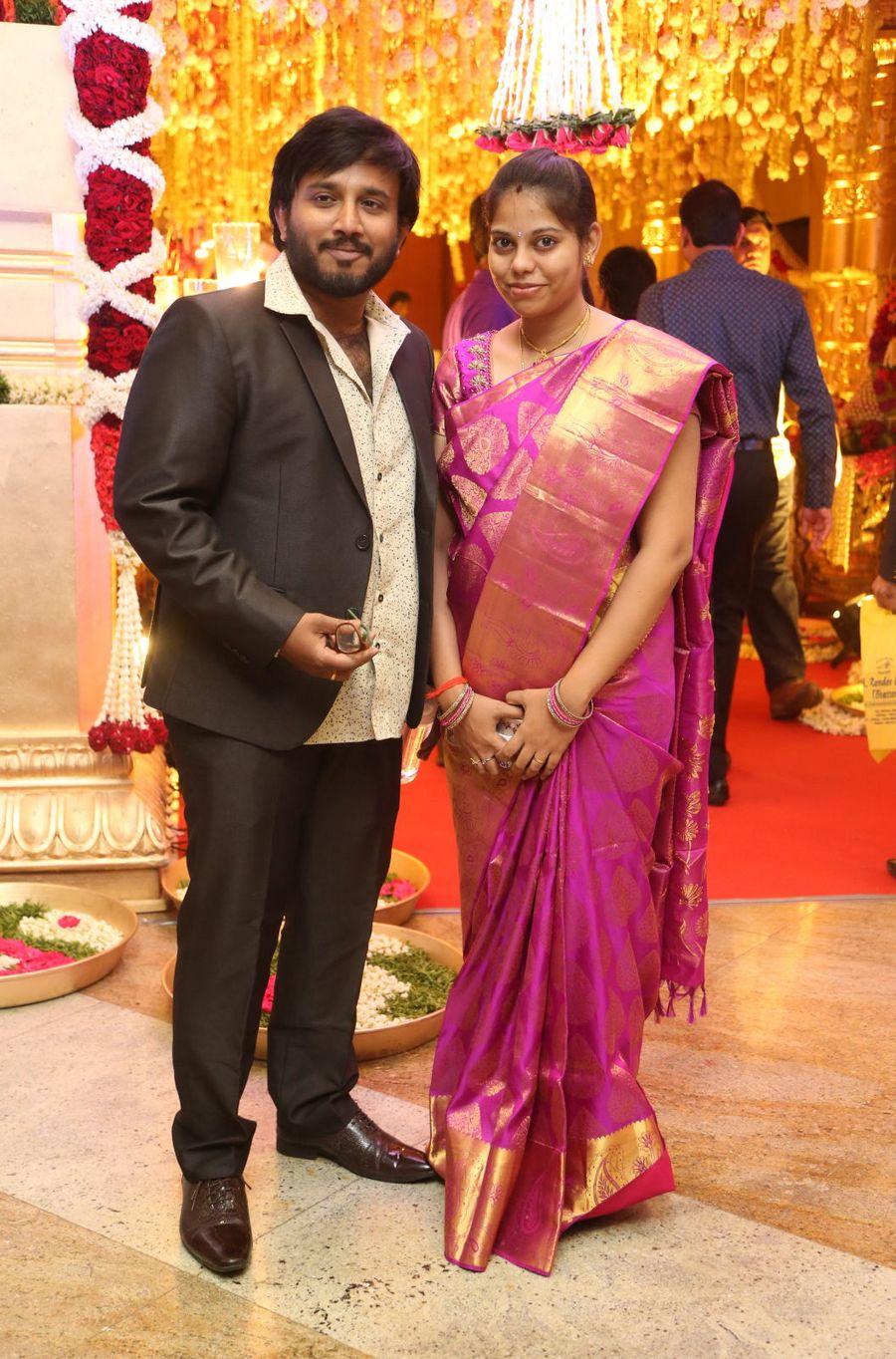 Kalamandir CMD Prasad Chalavadi Daughter Hanisha Wedding Photos