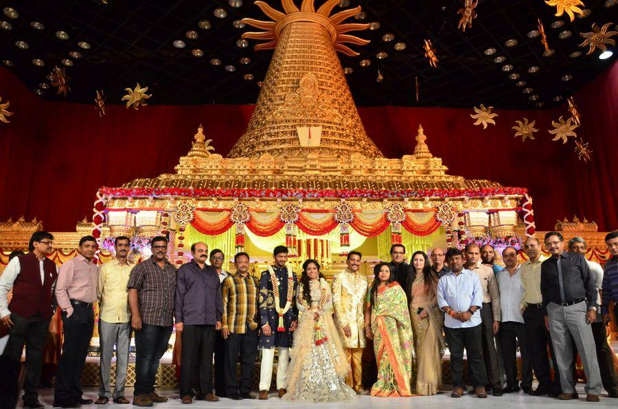 Kalamandir CMD Prasad Chalavadi Daughter Hanisha Wedding Photos