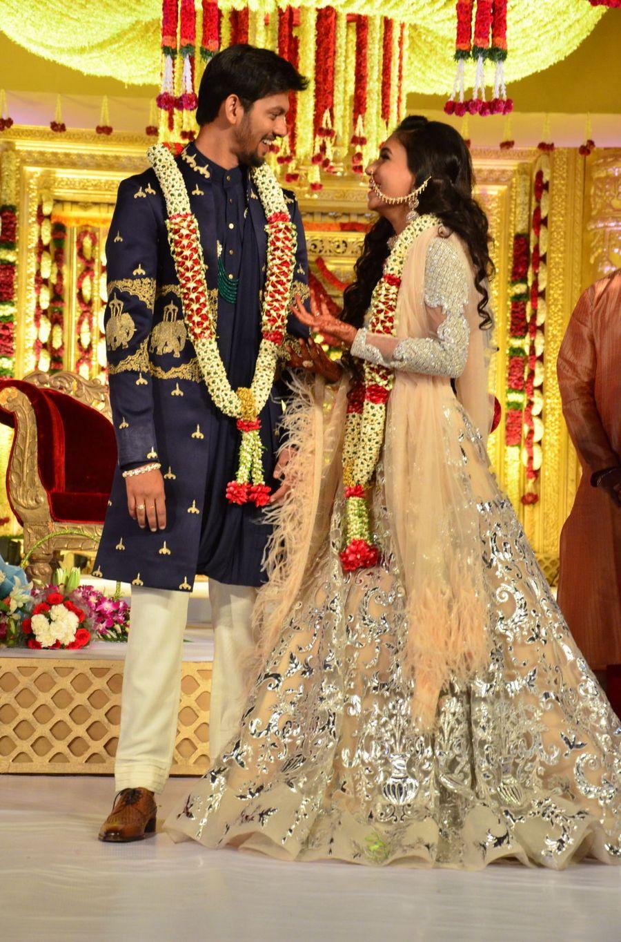 Kalamandir CMD Prasad Chalavadi Daughter Hanisha Wedding Photos