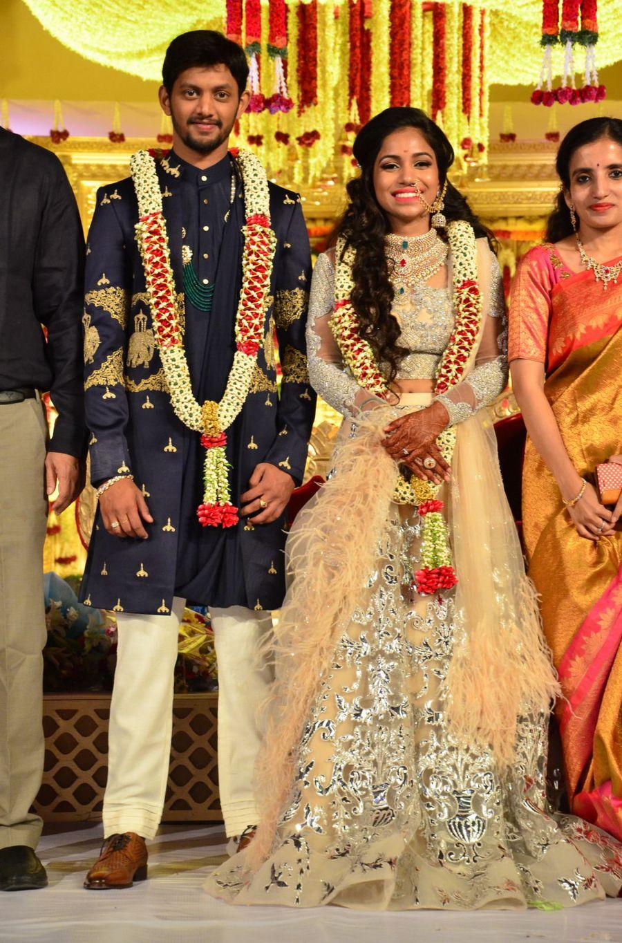 Kalamandir CMD Prasad Chalavadi Daughter Hanisha Wedding Photos