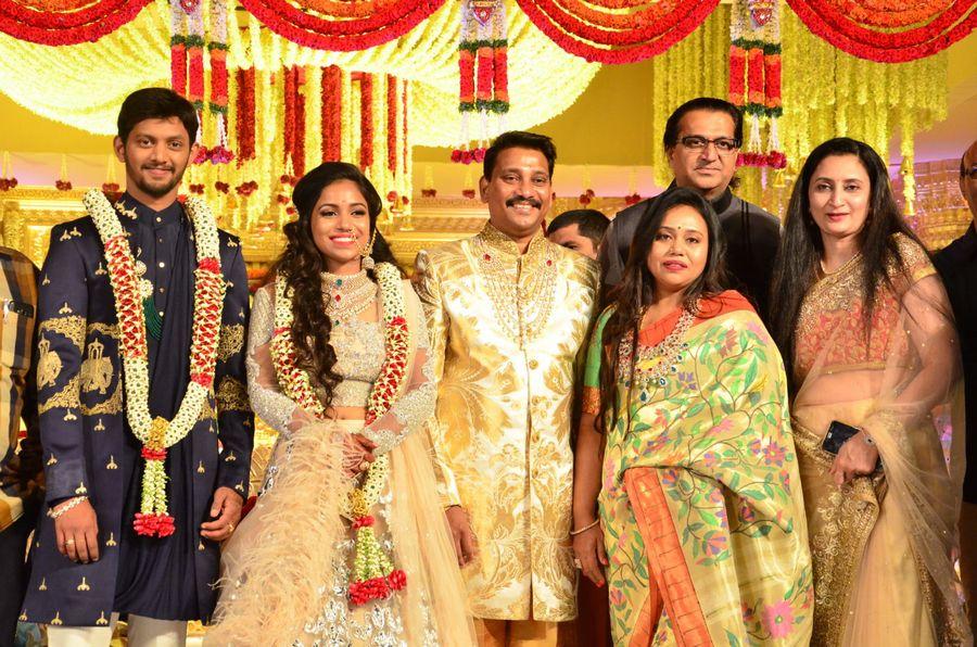 Kalamandir CMD Prasad Chalavadi Daughter Hanisha Wedding Photos