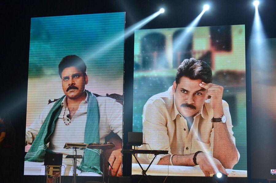 Katamarayudu Hoarding Photos at Pre Release Function