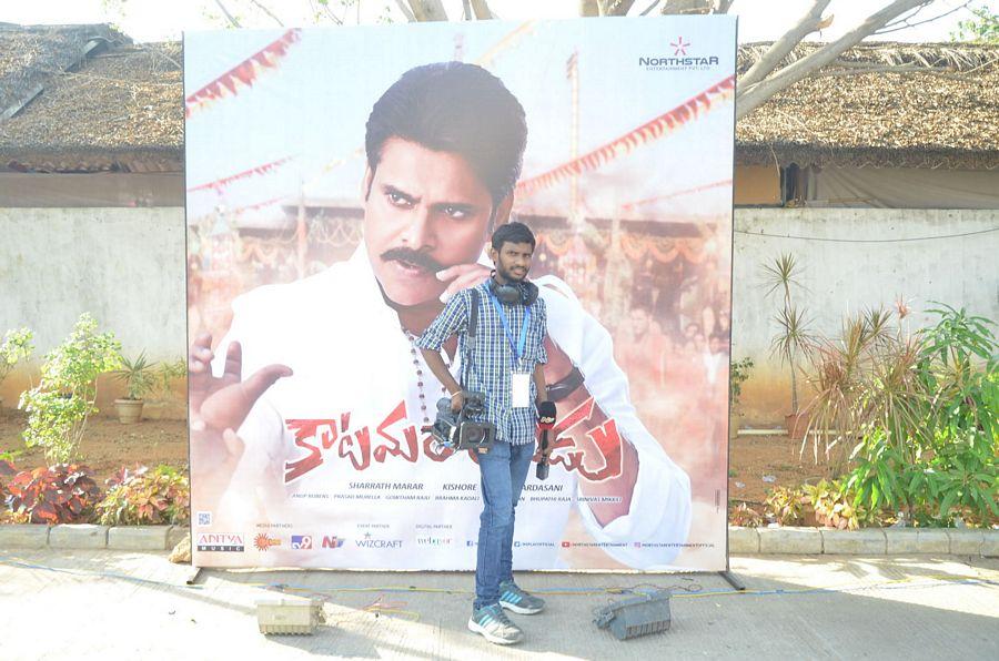 Katamarayudu Hoarding Photos at Pre Release Function