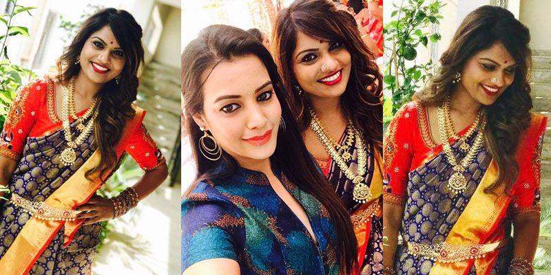 Kathi Karthika at Recent Family Wedding Event Photos