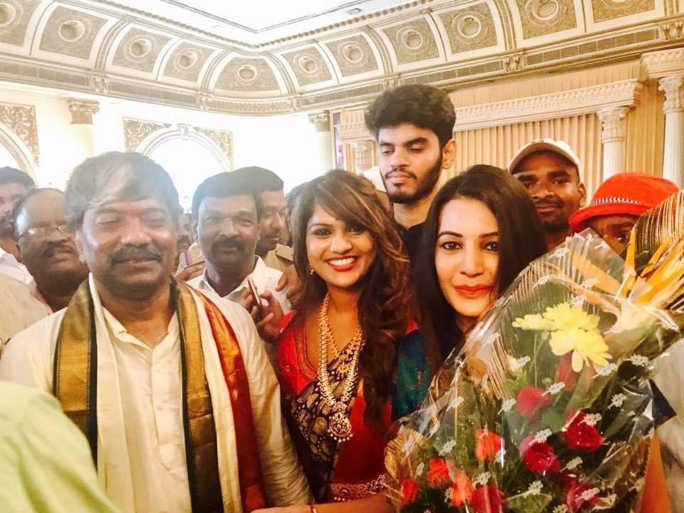 Kathi Karthika at Recent Family Wedding Event Photos