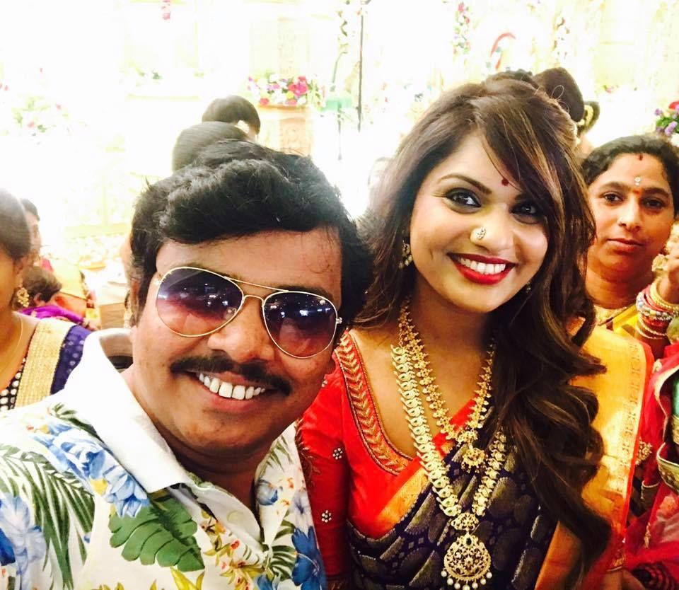 Kathi Karthika at Recent Family Wedding Event Photos